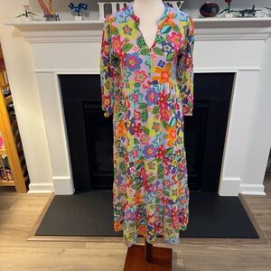Briton Court Floral Tiered Maxi Dress – Size XS